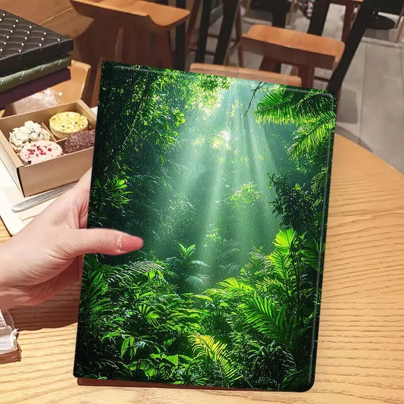 Funda de bosque Natural para iPad Pro Air 2 3 4 5 6th 7th 11th Gen 10,2 9,7 11 10,5 10,9 12,9 funda para tableta de 13 pulgadas - imagen 5