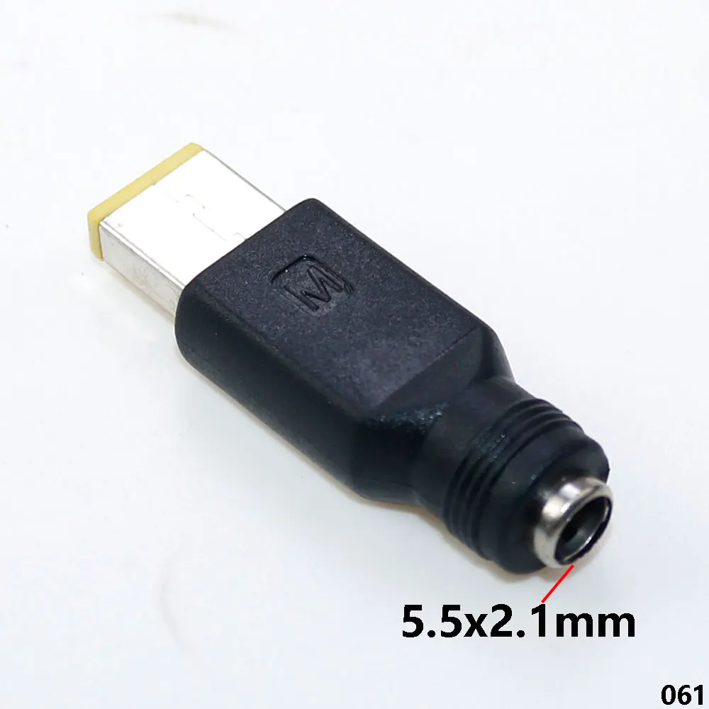 Adaptador de corriente para Lenovo ThinkPad, de 20V convertidor de potencia, CC de 5,5x2,1mm, 5,5x2,5mm, enchufe hembra a cuadrado, fuente de cargador, 1 ud. - imagen 2