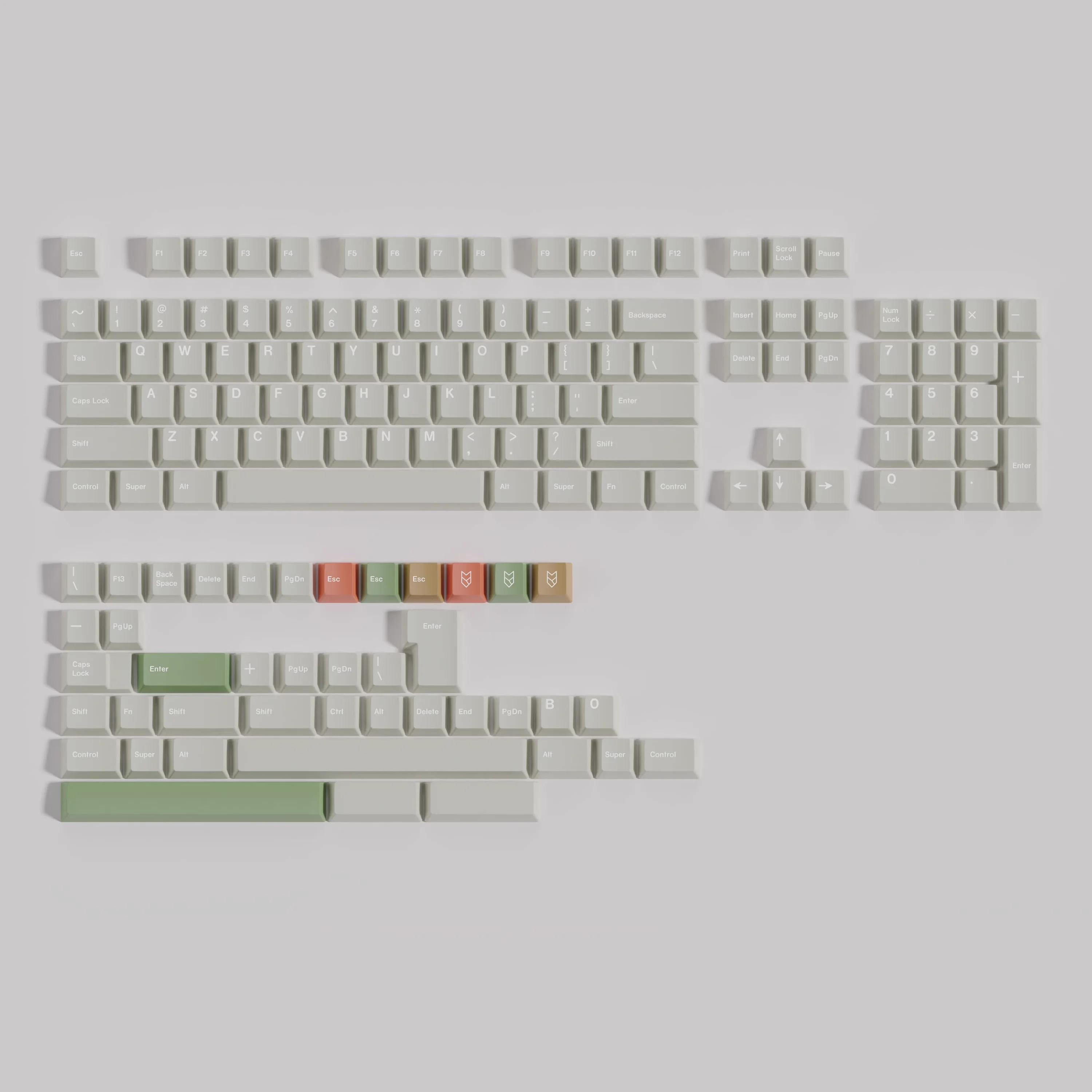 GMK-teclas de Material moderno, 146 teclas, Material PBT, perfil de cereza, DYE-SUB para teclado mecánico MX Switch 64/68/75/84/87/98/104 - imagen 5