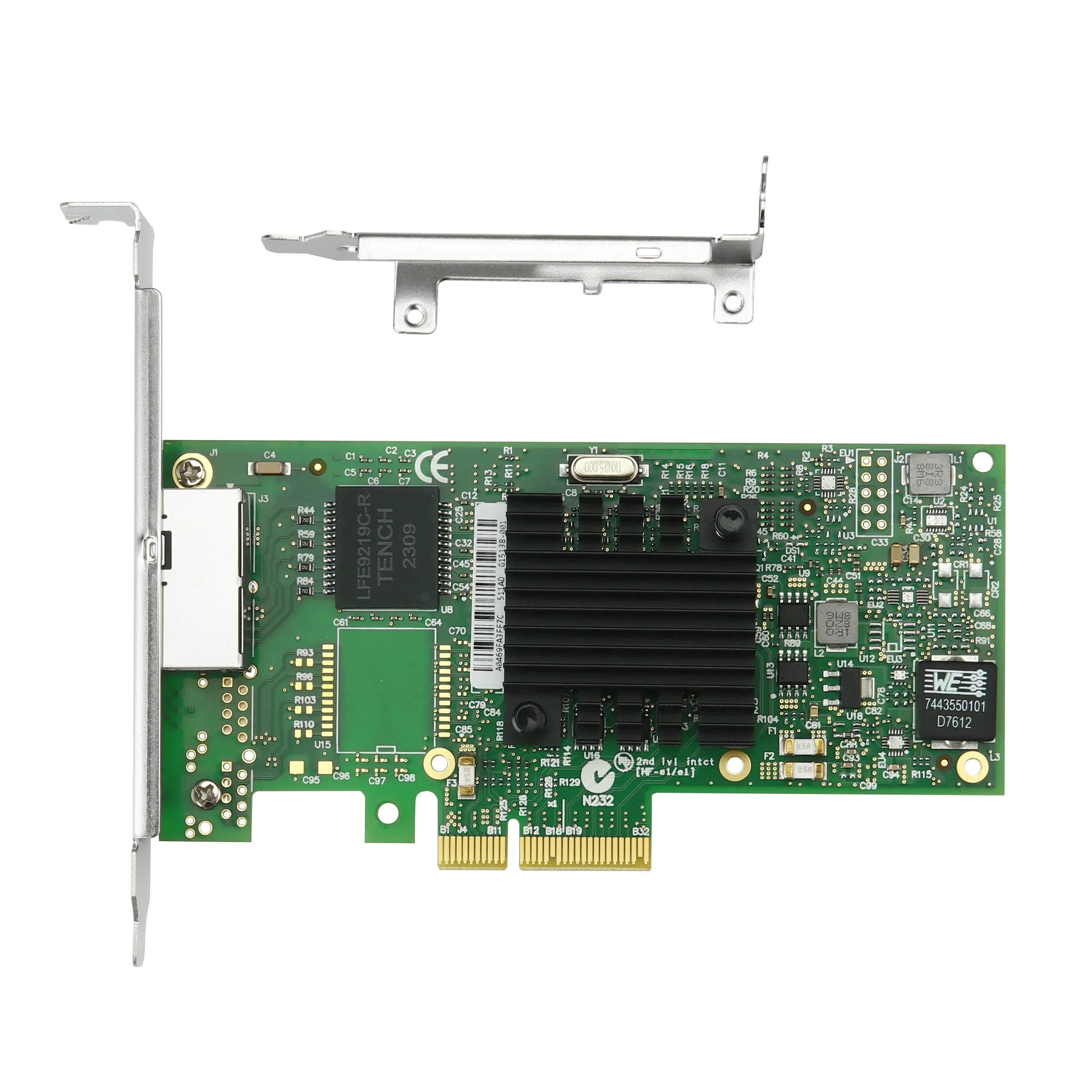 Tarjeta controladora Ethernet Gigabit de doble puerto Intel I350-T2V2 Intel I350AM2 PCI-E X4 servidor de 2 puertos NIC para centros de datos - imagen 3