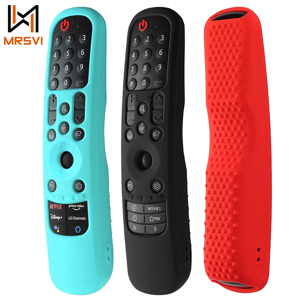 Funda de silicona para mando a distancia, funda a prueba de golpes para LG AN-MR21GC AN-MR21GA AN-MR21N, accesorios para mando a distancia