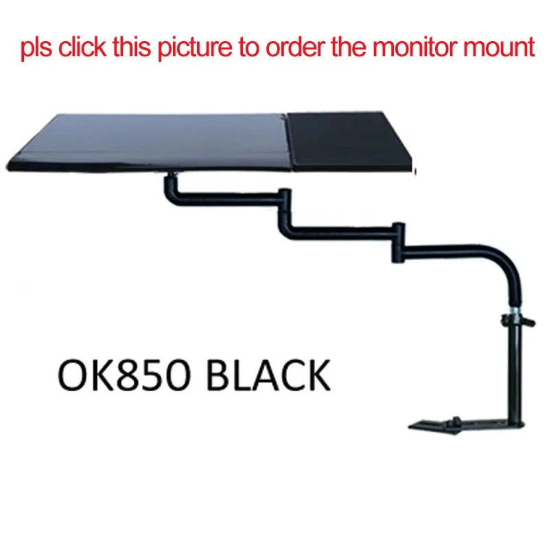 OK750 LARGO movimiento completo rotación de 360 grados portátil soporte de montaje para coche escritorio coche mesa de comedor tablero de escritura Notebook Tablet PC soporte