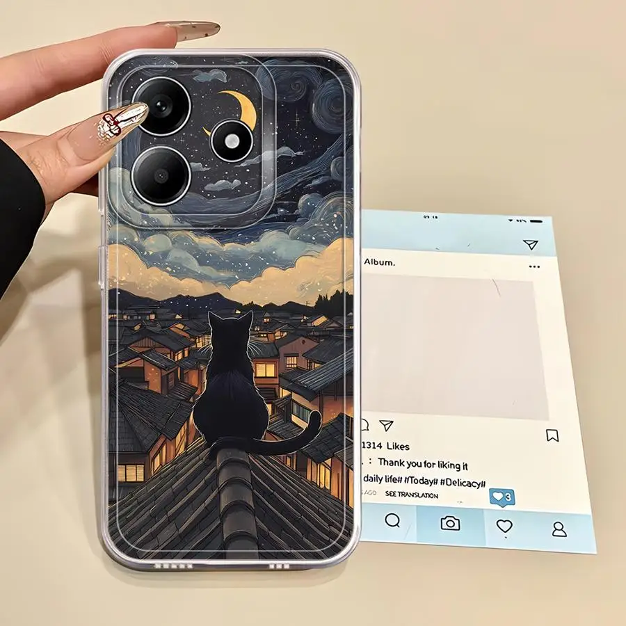 Funda de teléfono para Xiaomi Redmi A3x 14C 13C A1 A2+ A5 9C 12C 9A 10C funda suave Van Gogh Art - imagen 3