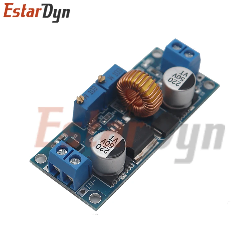 Placa de cargador de litio CC/CV 5A XL4015 ajustable 6-38V a 1,25-36V DC módulo reductor de fuente de alimentación - imagen 5