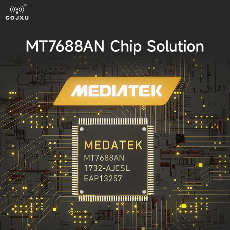 Módulo de enrutamiento inalámbrico de puerto serie MT7688AN a Wifi COJXU E103-W20(7688) compatible con módulo SMD de tamaño pequeño Openwrt SPI UART - imagen 3