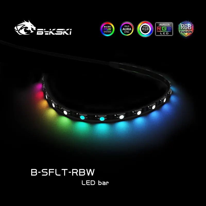 Bykski 5V 3pin A-RGB tira suave no impermeable/tira de luz LED uso para CPU GPU bloque/bomba/placa de vía fluvial reemplazo D-RGB - imagen 4
