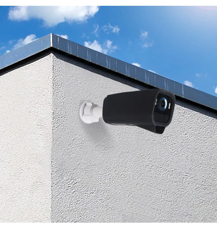 Funda protectora para cámara de seguridad, carcasa de silicona para cámara, resistente a los rayos UV, resistente a la intemperie para cámara de seguridad inalámbrica Eufy Cam S3 Pro - imagen 4