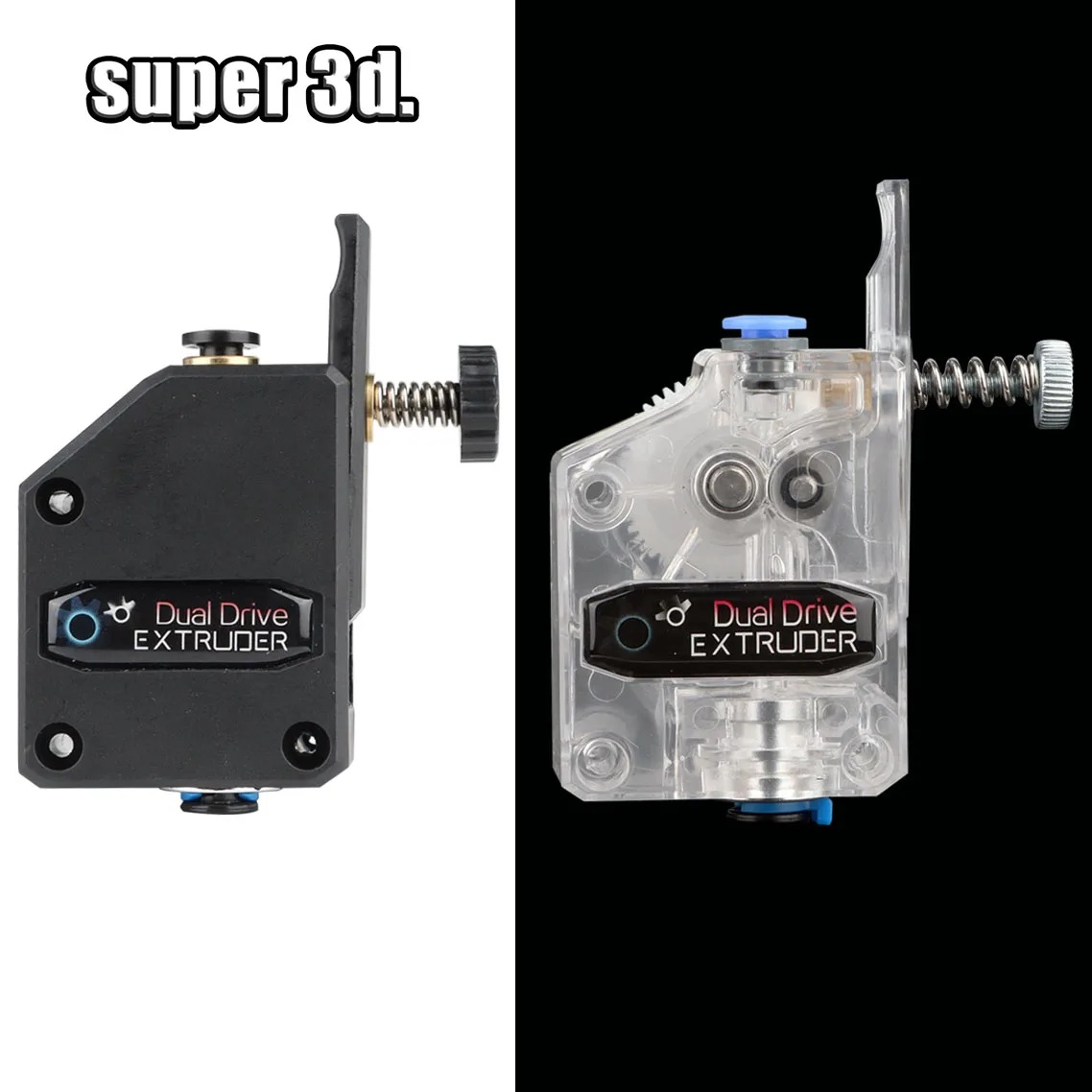 Extrusora directa Bowden de doble unidad Btech clonada DDB para impresora 3D MK8 V6 Ender-3 CR10 para filamento Flexible de TPU de 1,75mm