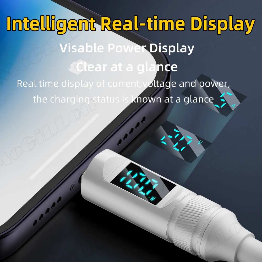 Cable de datos plano USB 3,2 tipo C a tipo C, Cable de USB-C ThunderBolt 3 PD100W 5A para iPhone 15 Pro MacBook Pro Samsung Xiaomi - imagen 3