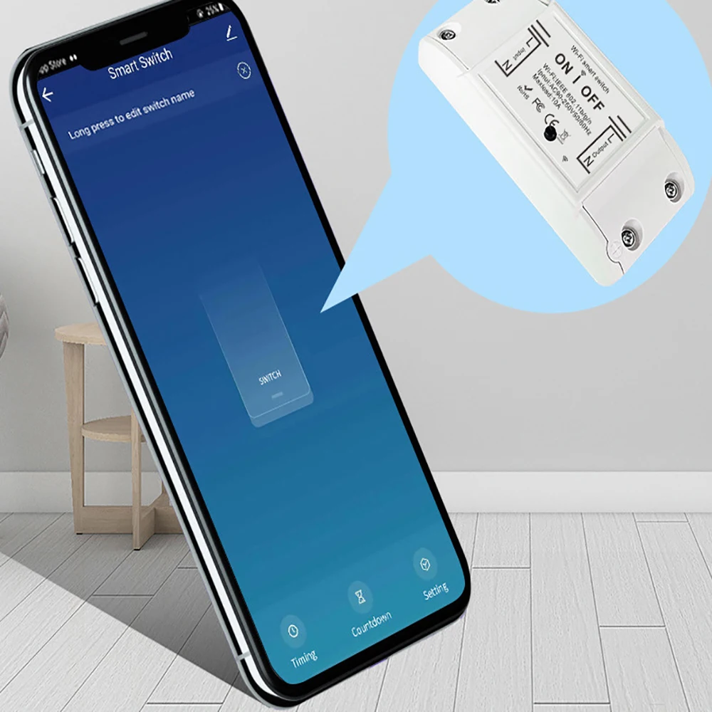 Tuya-interruptor WiFi DIY, MINI interruptor de hogar inteligente, módulo de relé, aplicación Smart Life, Control remoto por voz inalámbrico, temporizador, Alexa - imagen 3