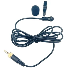 Micrófono Lavalier Mini 3,5mm con Clip Metálico y Parabrisas