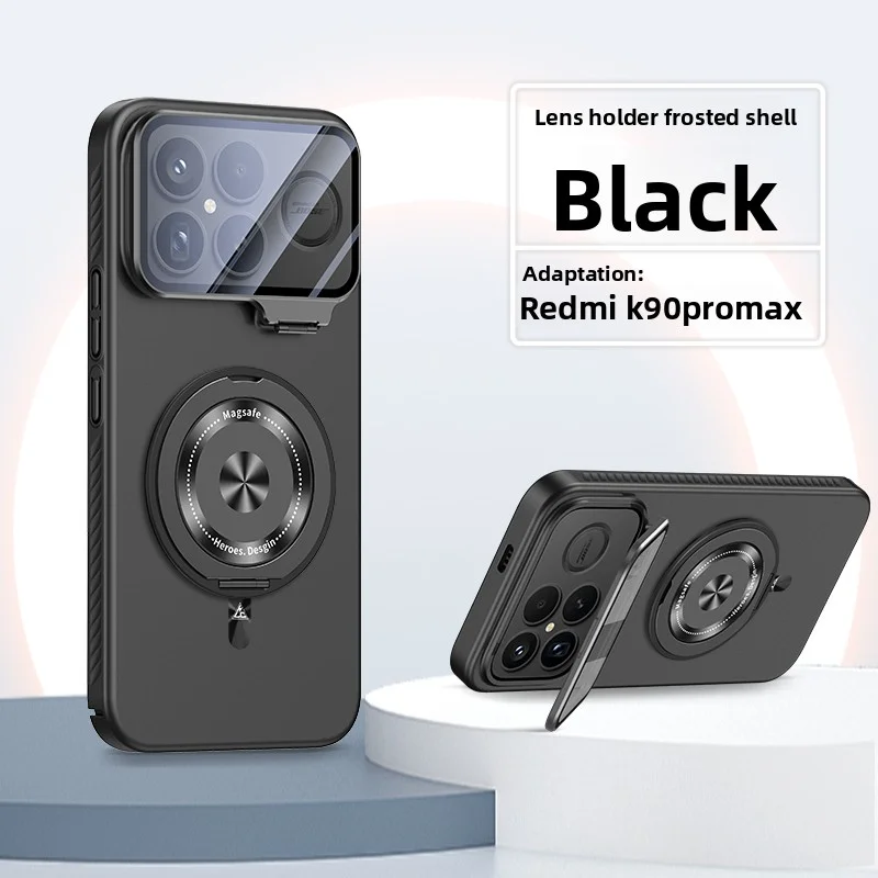 Para Xiaomi POCO F8 Pro funda dura de PC lente magnética soporte anillo a prueba de golpes funda protectora trasera para POCO F8 Ultra carcasa de teléfono - imagen 4