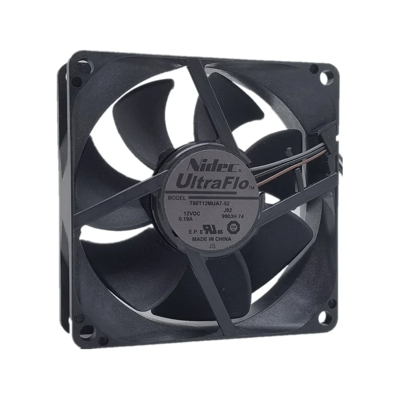 Ventilador de refrigeración para proyector, 8CM, T80T12MUA7-52, 12V, 0.19A, 8025 - imagen 2