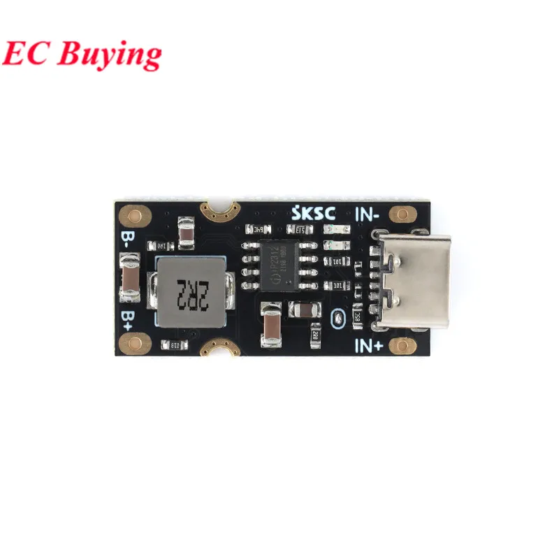 10 piezas/1 unidad IP2312 3A módulo de placa de cargador de batería de litio ternario de polímero tipo C CC CV 5V a 4,2 V/4,35 V PCB de carga rápida - imagen 5
