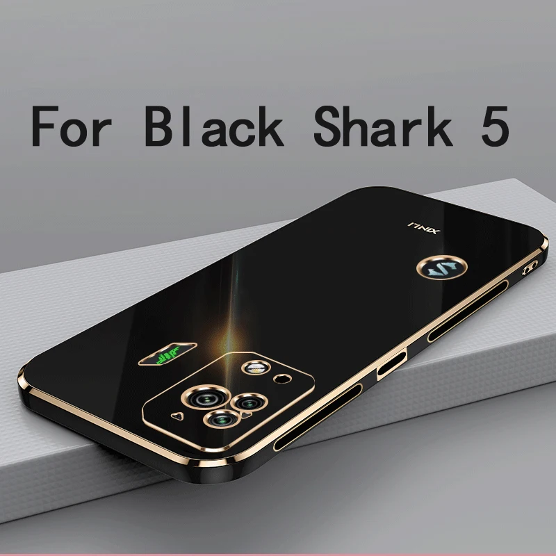Para Xiaomi Black Shark 5 funda suave de TPU para Xiaomi Blackshark 5 protección de cámara antihuellas de alta calidad - imagen 2