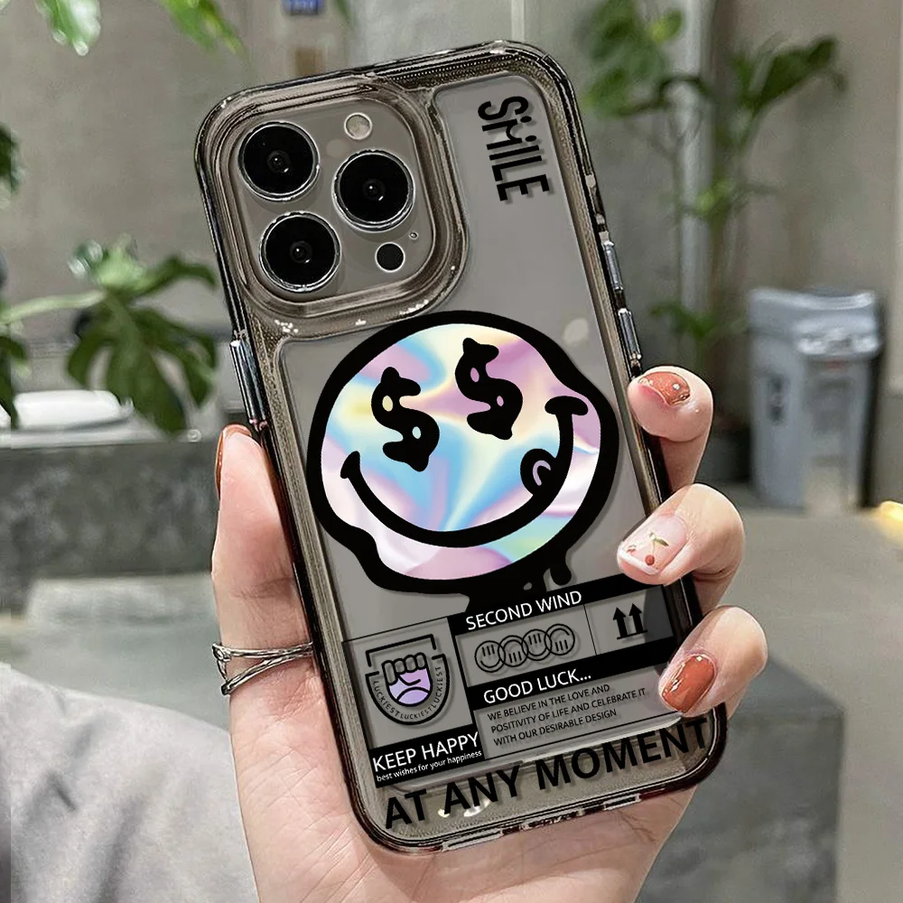 Funda de teléfono divertida para iPhone 15 16 Pro Max 11 13 14 12 XR X XS 7 8 Plus SE 2020 15promax 14promax funda transparente suave de silicona - imagen 4