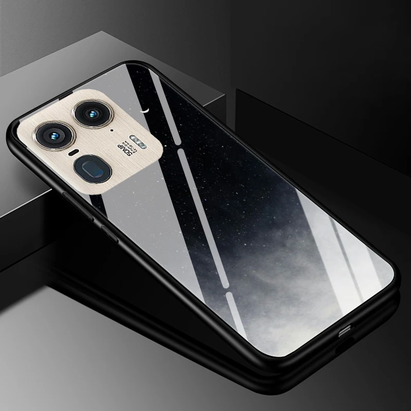 Para Motorola Edge 50 Ultra funda de vidrio templado para Moto Edge 50 Fusion Edge50 Pro parachoques trasero duro para Edge 50Ultra - imagen 4