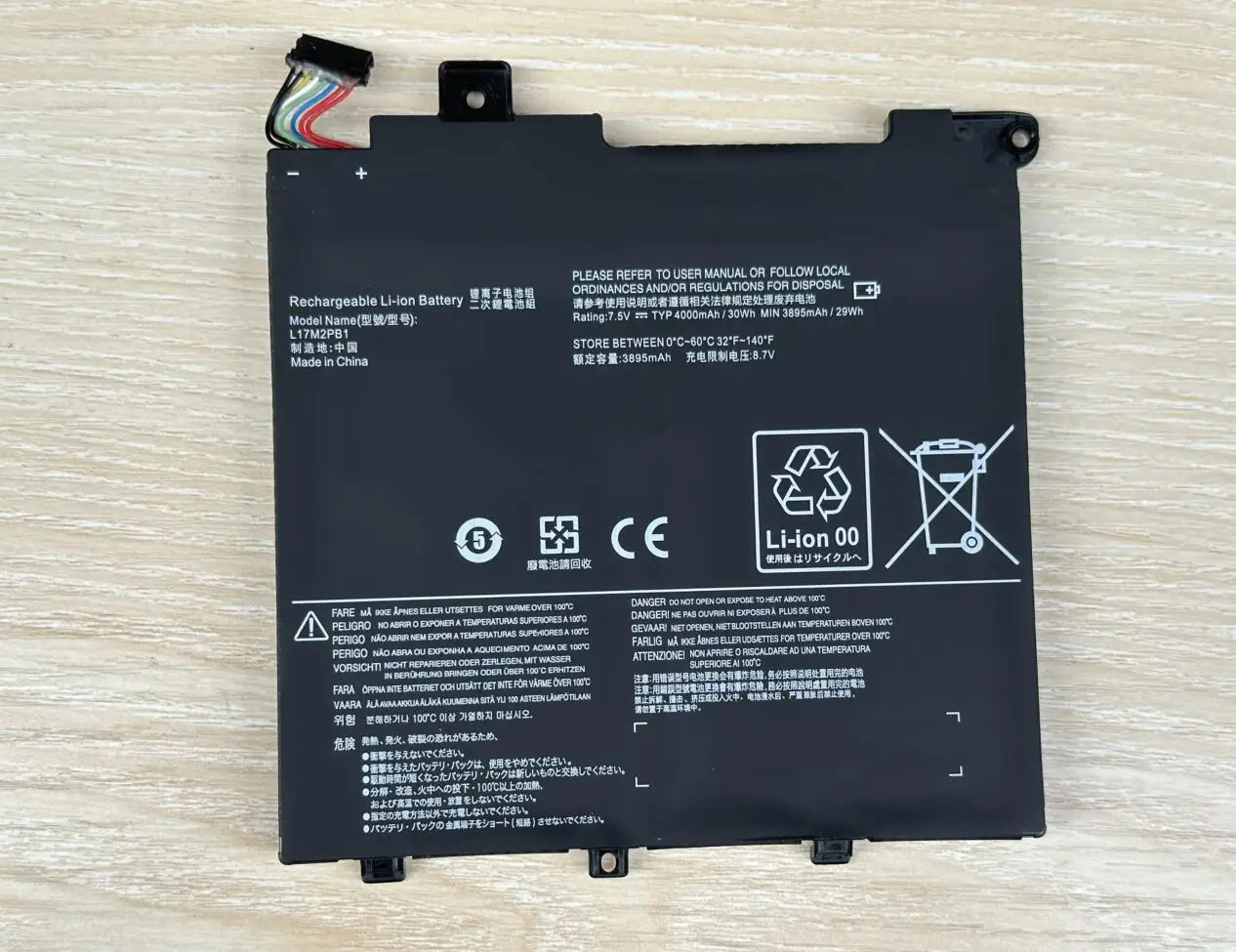 SeagullStar L17M2PB1 batería del ordenador portátil para Lenovo V330-14IKB V330-14ARR V130-14IKB E43-80 K43C-80 E4-ARR L17L2PB1 L17M2PB2 L17C2PB1 - imagen 2