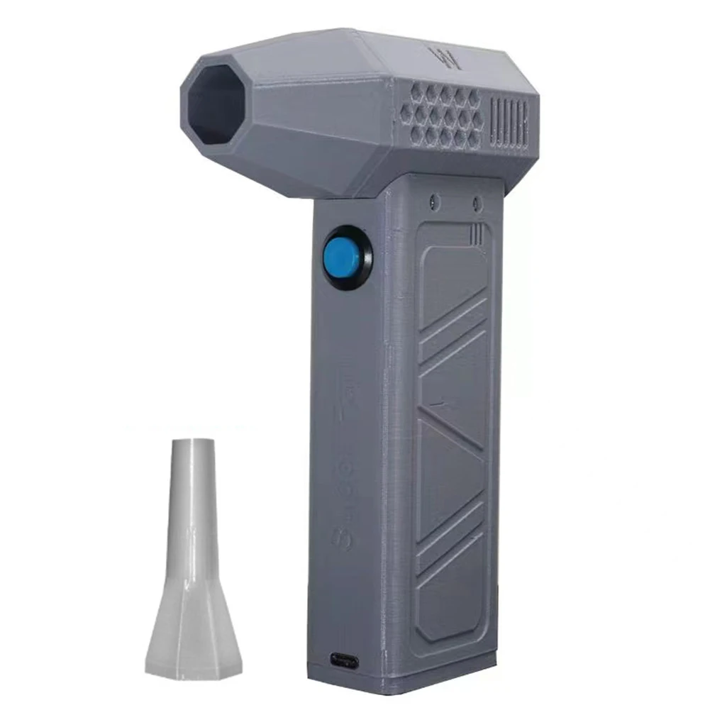 Ventilador de conducto de mano de 140000RPM, Motor sin escobillas, ventilador Turbo portátil de 52 M/S con pantalla de potencia, limpiador de teclado de ordenador