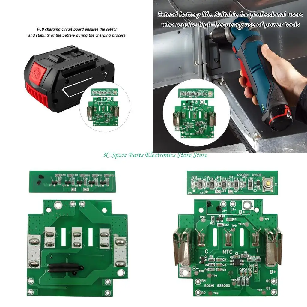 módulo protección cargadores baterías litio SZ 21700 18 V mejora gestión térmica durabilidad para 18 V