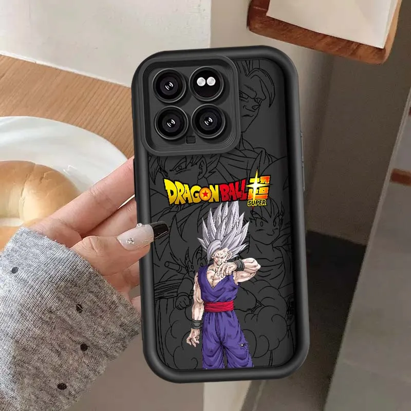 D-Dragon Ball Cool Son Goku funda para Xiaomi Mi 15 14 13 12 14T 13T 12T 12S Pro Lite funda de teléfono con escalera ocular - imagen 3