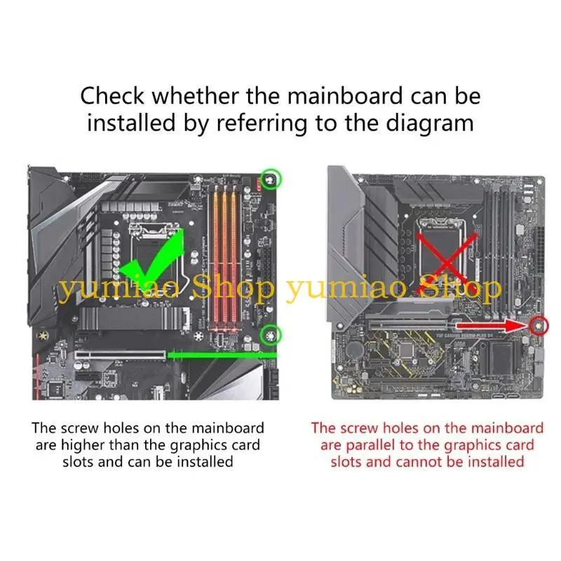 soporte montaje ventilador disipador térmico 587B estable para DDR DDR2 DDR3 DDR4 DDR5 - imagen 5