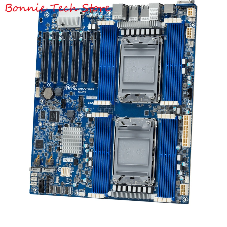 MD72-HB0, placa base de servidor E-ATX, procesadores escalables Xeon LGA 4189, puerto LAN BASE-T de 10 Gb/s, puerto LAN de 1 Gb/s