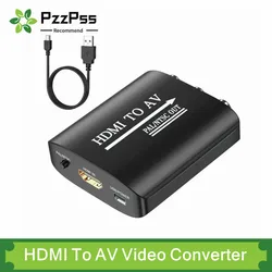 Convertidor HDMI a RCA Full HD NTSC/PAL para TV y Monitores