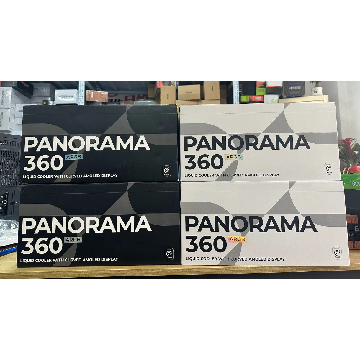 PARA TRYX PANORAMA SE ARGB 360 negro blanco, enfriador de líquido con pantalla amplificada curvada - imagen 2