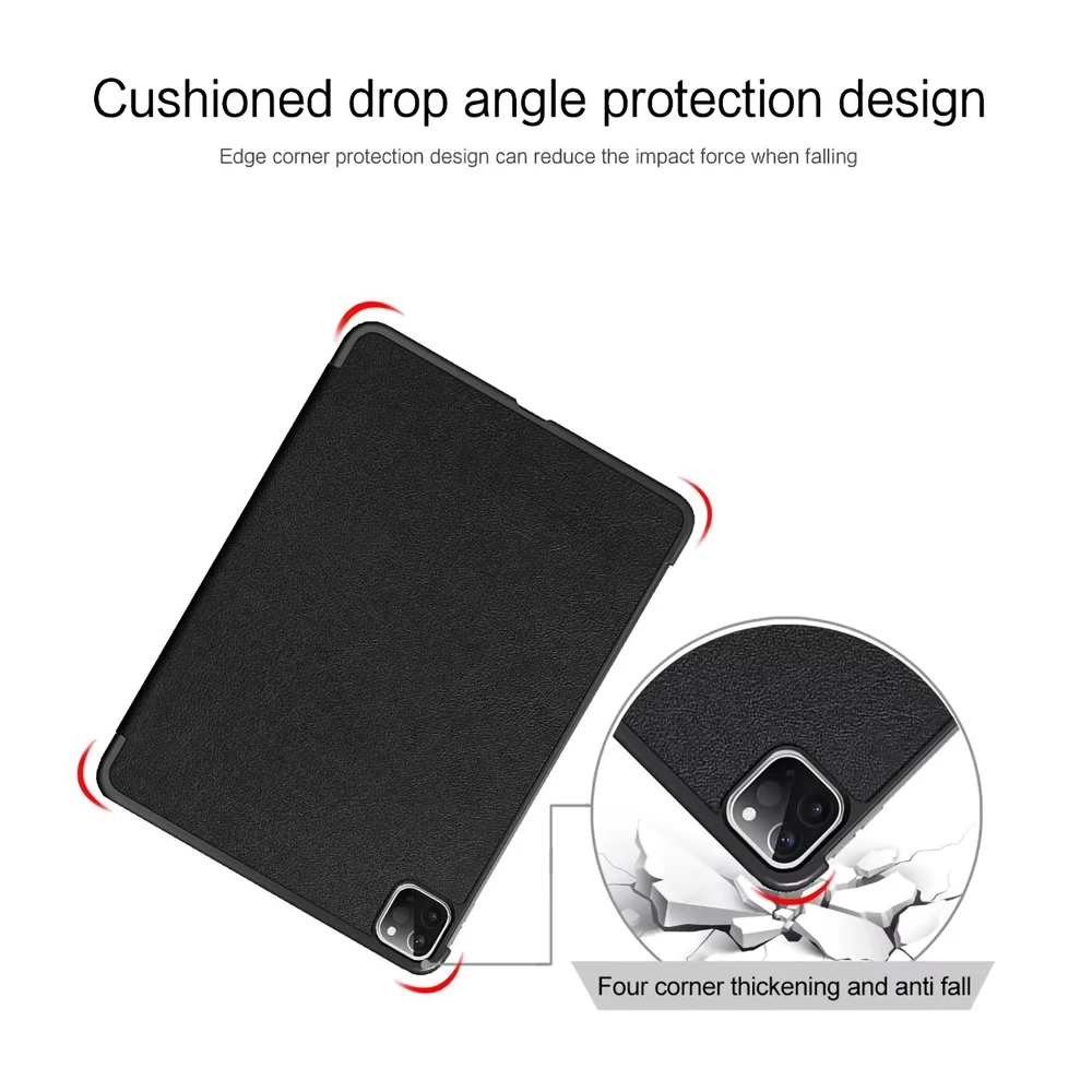 AJIUYU para iPad Pro 11 1a/2a/3a/4a generación Air 6/5/4 11 pulgadas M2 M3 funda para iPad A16 11a 10a 10,9 "Mini 6 7 A17 Pro 8,3" cubierta - imagen 4