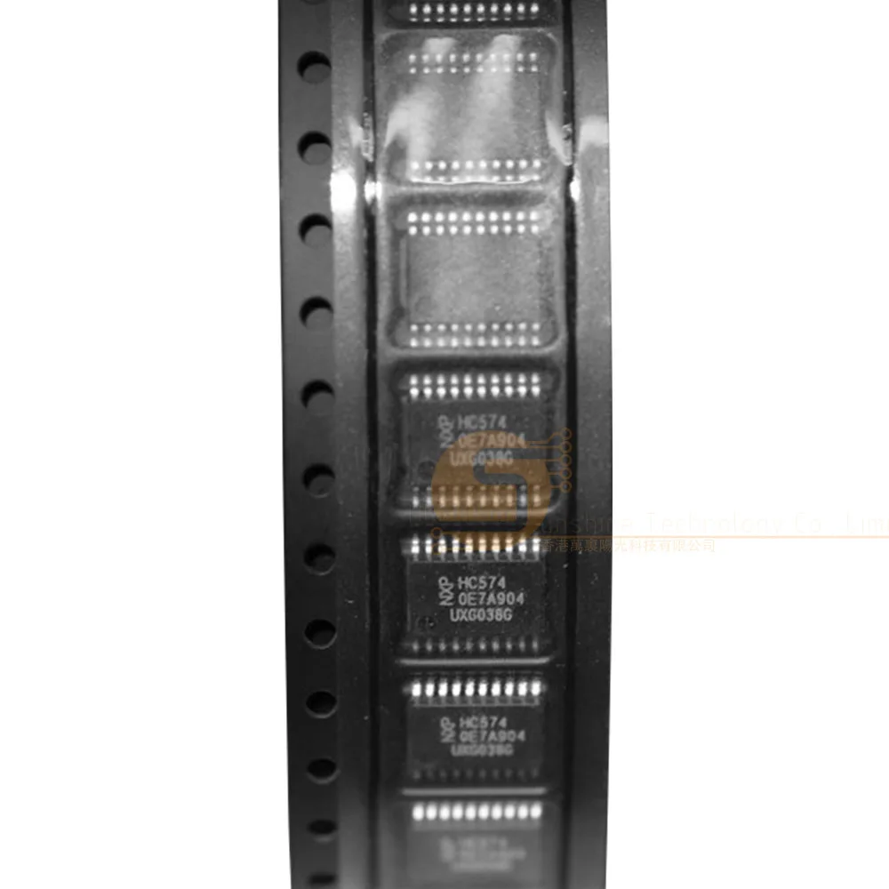Chip lógico de piezas, dispositivo Original de 10 TSSOP-20, 74HC574D SOP-20 74HC574PW D-TYPE 74HC574 SOP 74HC574DR SMD, FLIP-FLOP