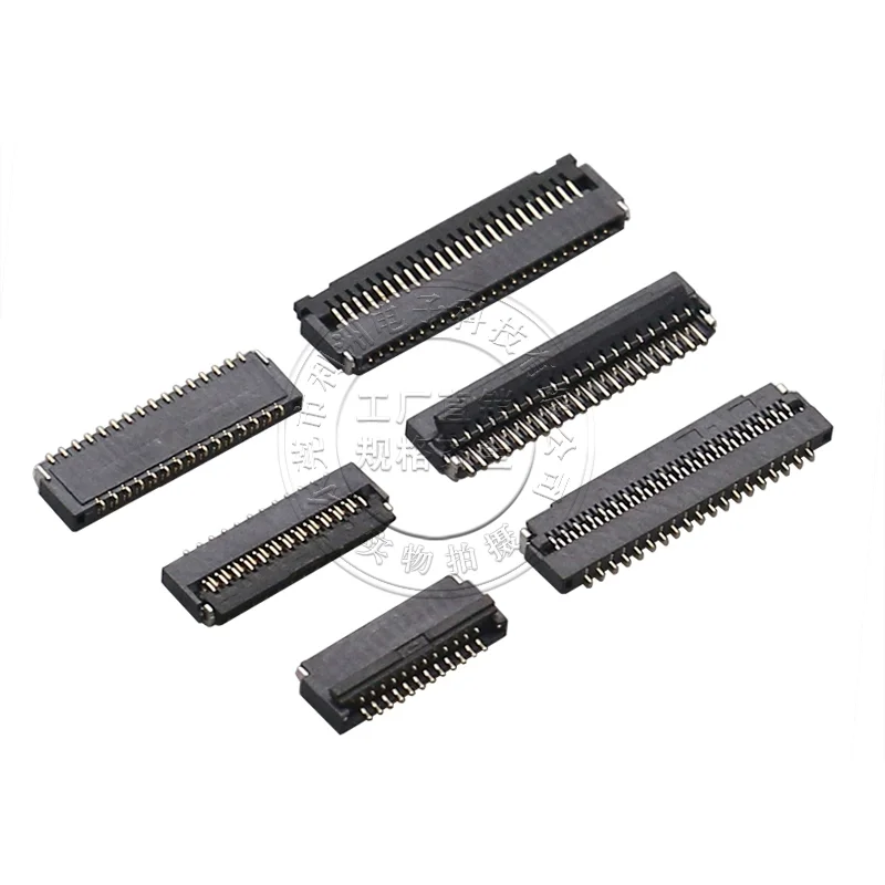 Conector de Cable Flexible FPC de 0,3mm, tipo de contacto inferior tipo 13/15/17/21/23/25/27/29/31/33/35/39/41/45/51/57/61/71Pin - imagen 2