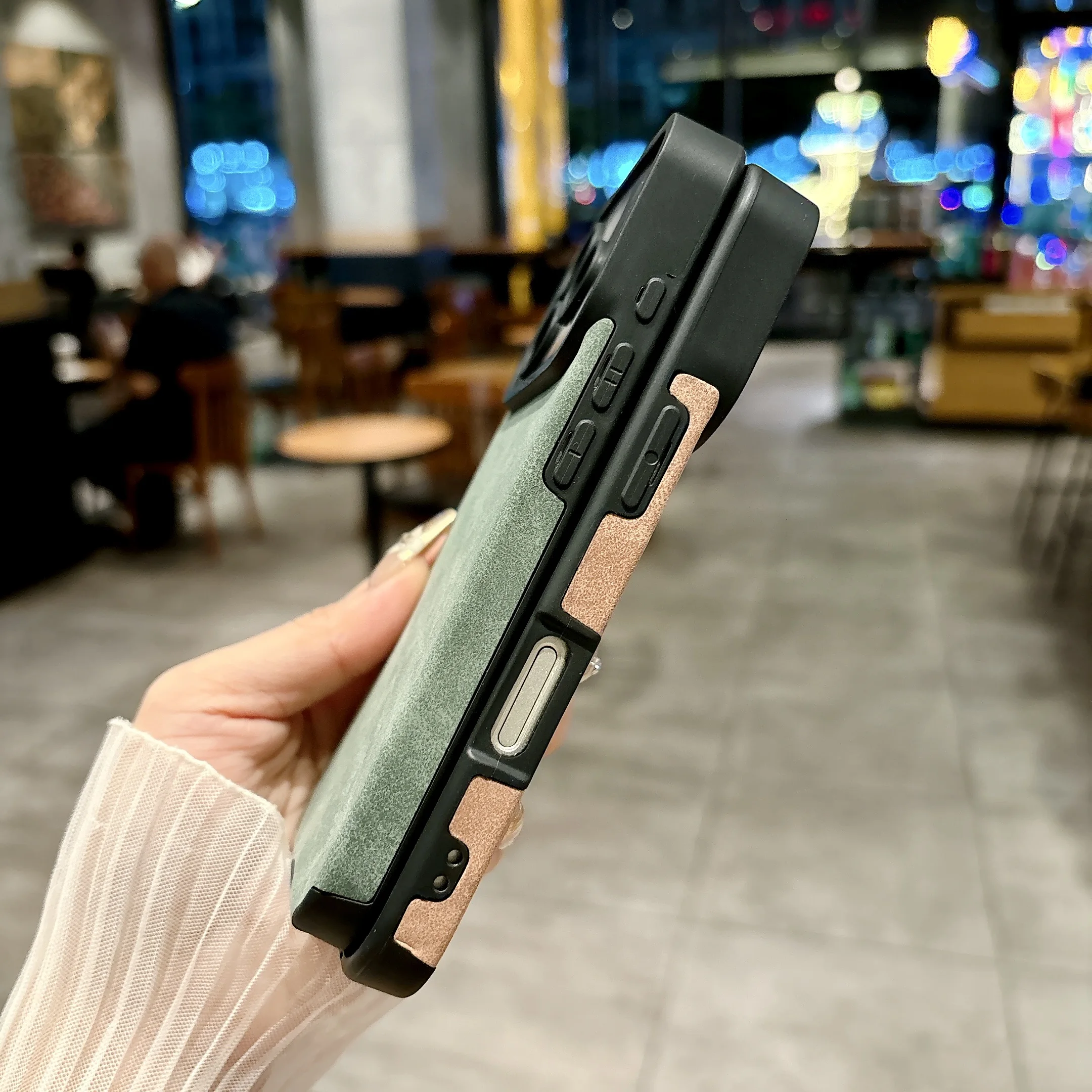 Funda protectora mate de piel de ante para iPhone 17 Air 16 15 14 13 11 12 Pro X XS XR Max 7 Plus Funda de silicona a prueba de golpes - imagen 5