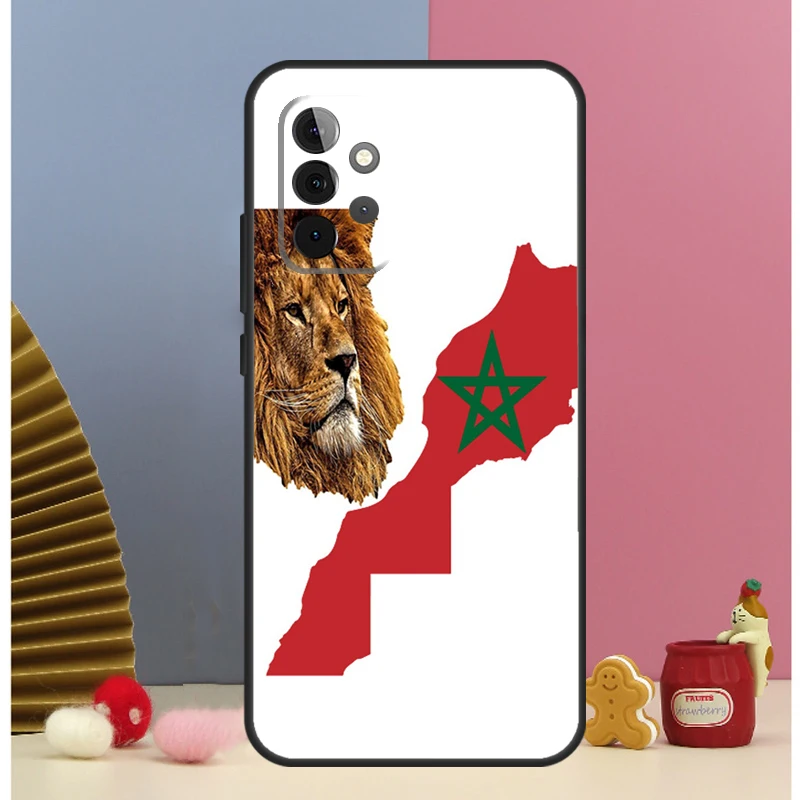 Funda con bandera de Marruecos para Samsung Galaxy A52 A72 A13 A33 A53 A14 A24 A34 A54 A15 A25 A51 A71 A12 A32 - imagen 4