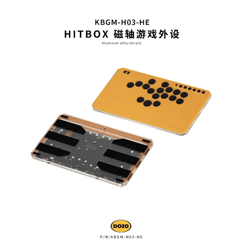 HITBOX-teclado de juego con efecto Hall, gatillo ajustable de aluminio PT tipo c, compatible con PS5 Switch Steam NS2 KBGM-H03-HE, regalo DIY - imagen 2