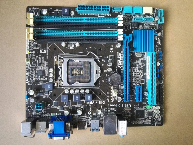 Asus B75M-PLUS placa base de escritorio Original Intel B75 Socket LGA 1155 i3 i5 i7 DDR3 32G SATA3 USB3.0 - imagen 3