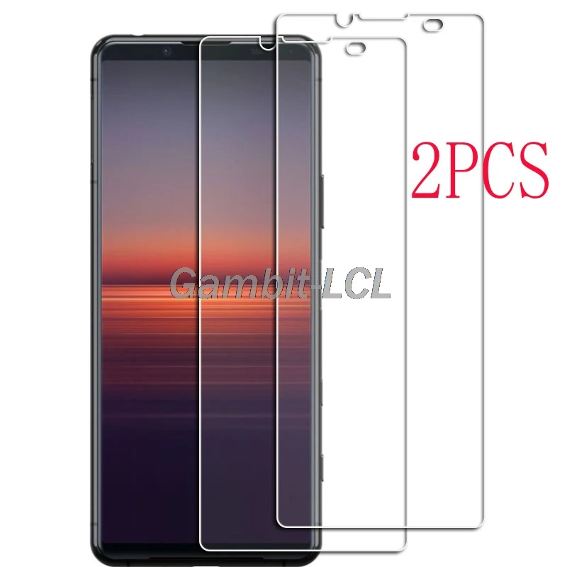 Para Sony Xperia 5 II Protector de vidrio templado en Xperia5 II SO-52A Protector de pantalla de 6,1 pulgadas película de cubierta de teléfono