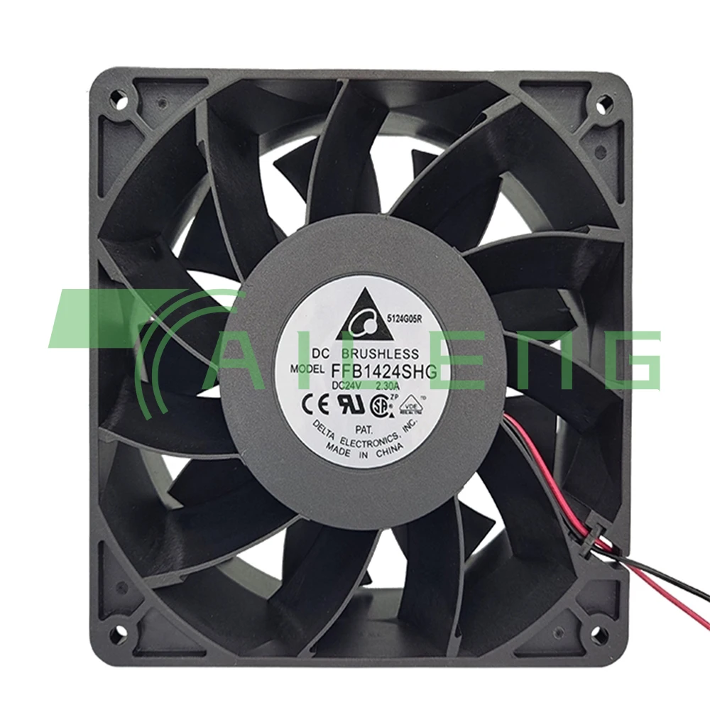 Para delta FFB1424SHG 14051 140mm 14cm DC 24V 2.3A caja de pc industrial servidor inversor ventiladores de refrigeración ventilador