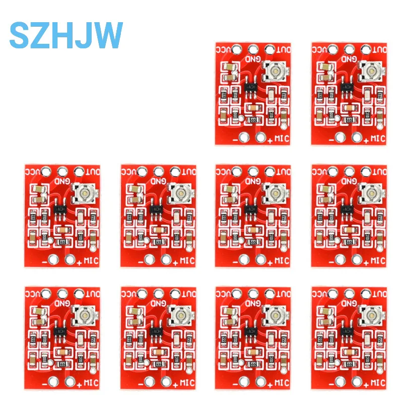 Placa amplificadora de micrófono electret MAX4466, preamplificador de captación de ganancia ajustable, 1/5/10 Uds.