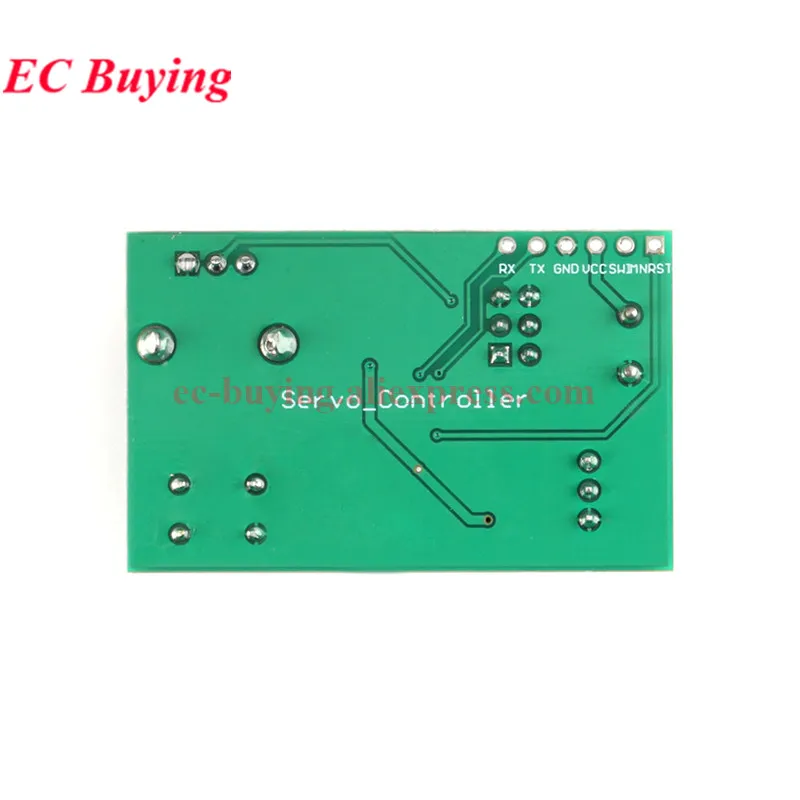 Módulo de Control de perillas de Servos MG995 SG90, puerto serie Servo Dual de 8 canales, placa controladora de accionamiento de Motor, depuración del engranaje de dirección - imagen 4