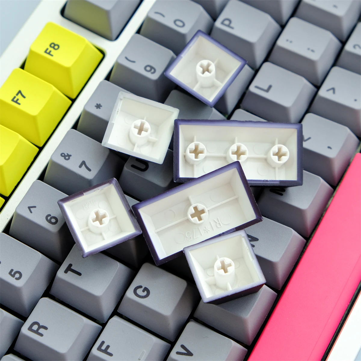 129 Keys/set GMK Prepress Keycaps PBT Dye Subbed Key Caps Cherry Profile Keycap For Keychron Q2 65% 75% Anne GH60 GK64 Poker - imagen 5