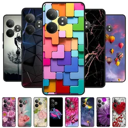 Funda Realme GT 6T de Silicona Negra León Lobo