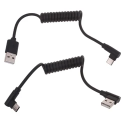 Cable USB-C 60W Carga Rápida Acodado – Compatible Samsung Xiaomi Huawei