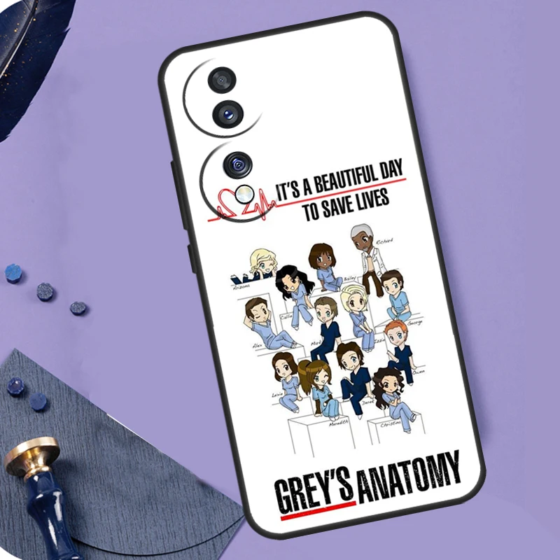 Funda de teléfono de grey Anatomy You are my person para Honor 90 Lite 70 50 Magic 5 6 Pro X6 X7 X8 X9 X6a X7a X8a X9a X9b X8b - imagen 4