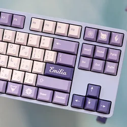 MiFuny Teclas PBT Cherry para Teclado Mecánico, Bruja Púrpura