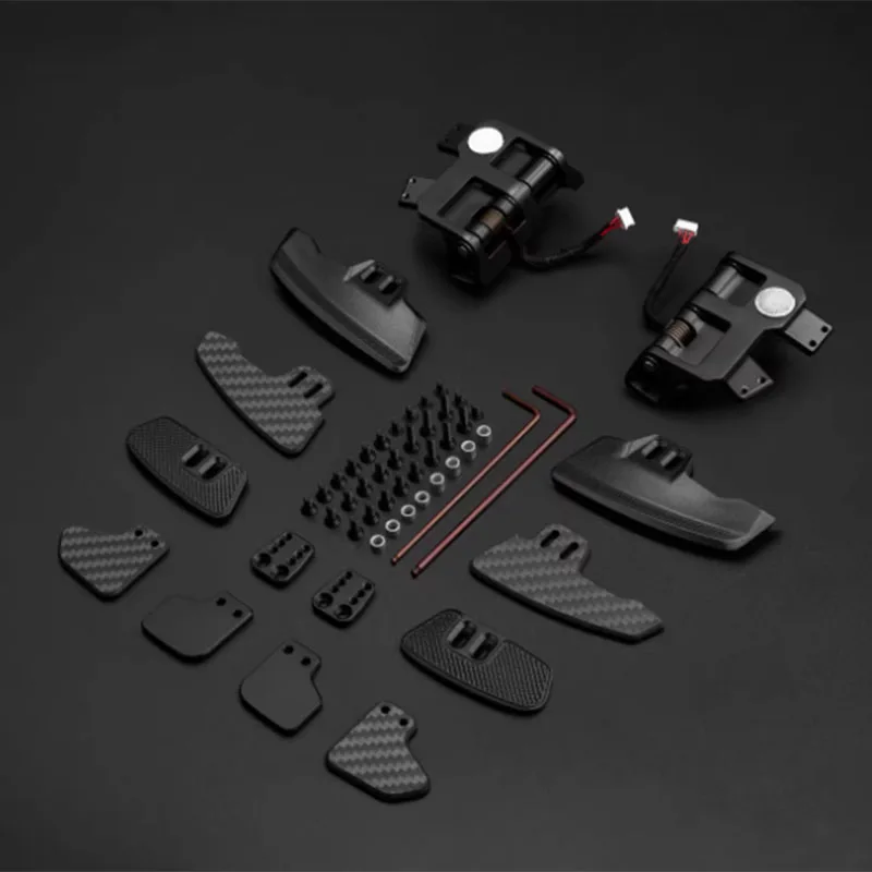 Paletas de cambio de carreras de simulación, diferentes sentimientos de mano, formas y textura que se pueden reemplazar al volante Simagic Neo X - imagen 3