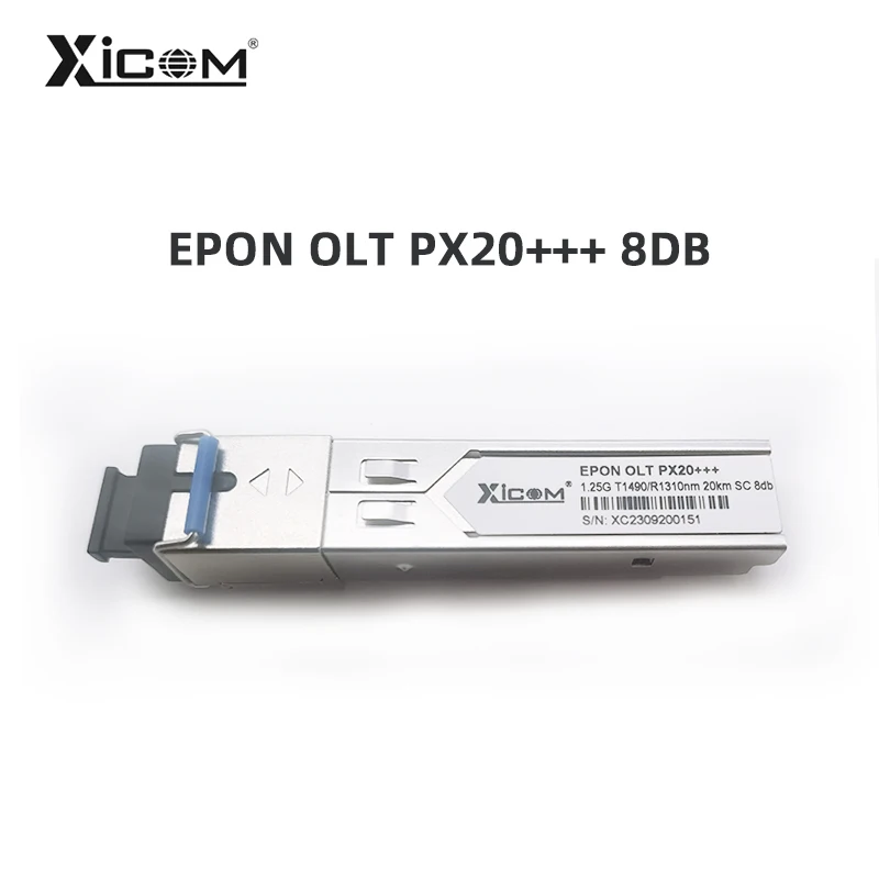 EPON GBIC PX20+++ Módulo PON de fibra óptica 20KM 1,25G Puerto SC 7/8/9db, compatible con BDCOM TPLINK Ubiquiti HIOSO VSOL Think - imagen 4