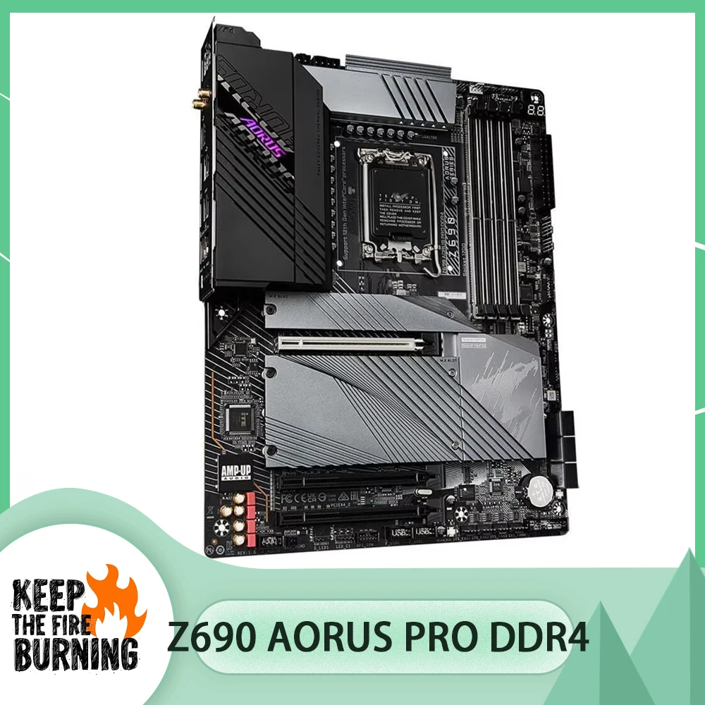 Z690 ATX LGA1700 Soporte 12.a placa base de escritorio de 128 GB Z690 AORUS PRO DDR4 - imagen 2