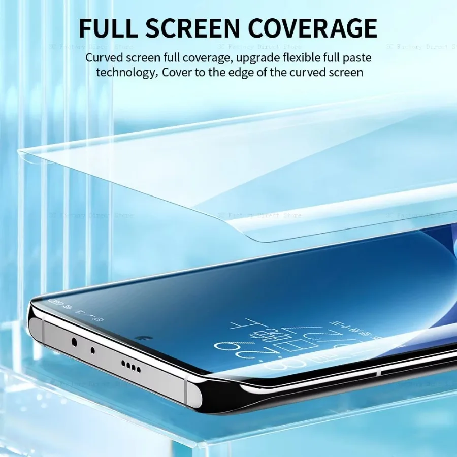 Protector de pantalla película suave para Xiaomi Mi 12X 12 12S Pro Ultra película de hidrogel para Xiaomi Mi 13 Lite Pro pantalla completa Ultra curvada - imagen 5