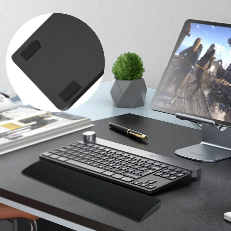 MonsGeek-reposamuñecas para teclado y ratón, almohadilla ergonómica de espuma viscoelástica para ordenador, 98 tamaños - imagen 4